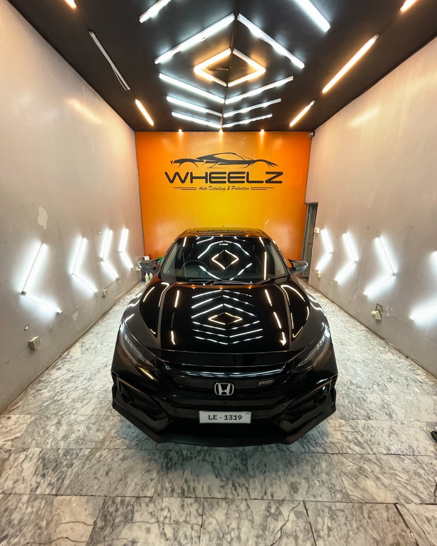 Glass Coating Application Example